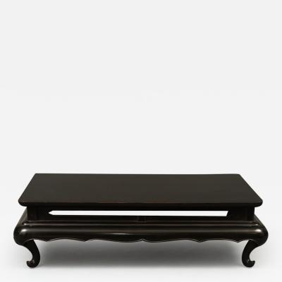 Japanese Black Lacquer Presentation Table