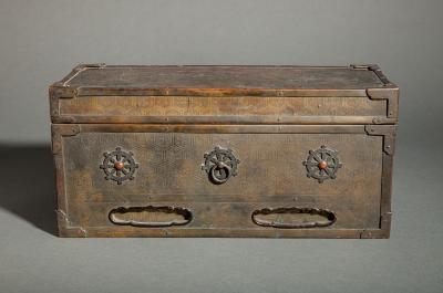 Japanese Bronze Sutra Box