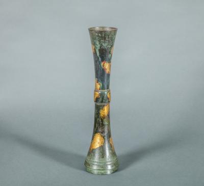 Japanese Bronze Trumpet Vase for Flower Arranging