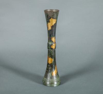 Japanese Bronze Trumpet Vase for Flower Arranging