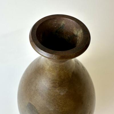 Japanese Bronze Vase 19th Century 