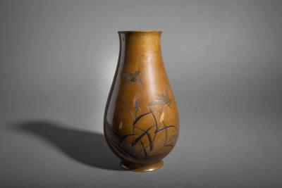 Japanese Bronze Vase