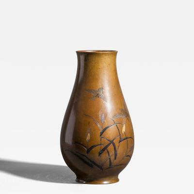 Japanese Bronze Vase