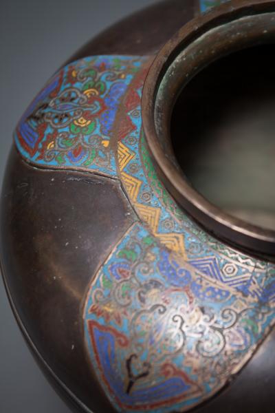 Japanese Bronze Vase