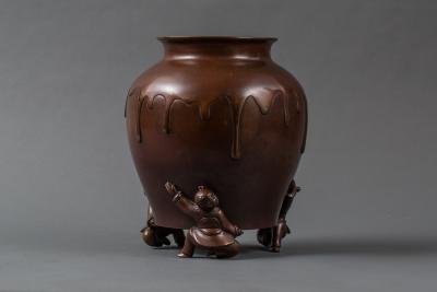 Japanese Bronze Vase