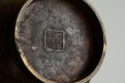 Japanese Bronze Vase Early 20th Century
