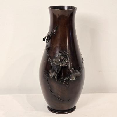 Japanese Bronze Vase Taisho Period