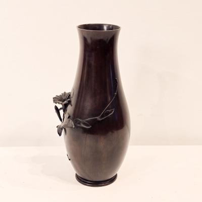 Japanese Bronze Vase Taisho Period