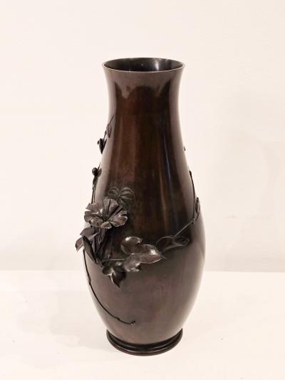 Japanese Bronze Vase Taisho Period