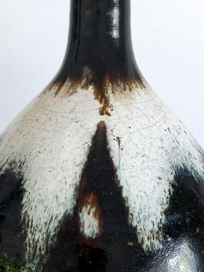 Japanese Ceramic Saki Bottle Chosen Karatsu Ware