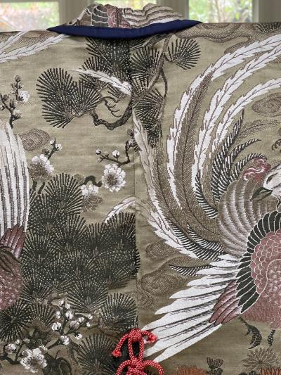 Japanese Ceremonial Brocade Jinbaori Vest Jacket