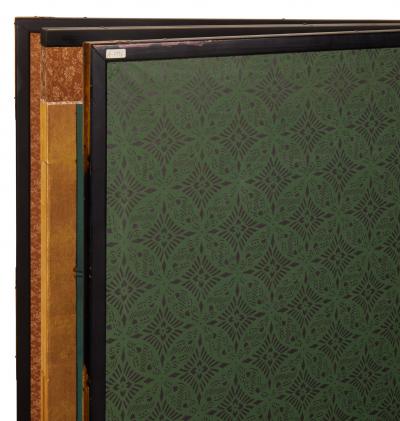 Japanese Four Panel Screen Bamboo on Gold