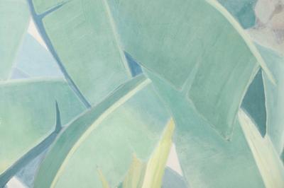 Japanese Four Panel Screen Banana Grove