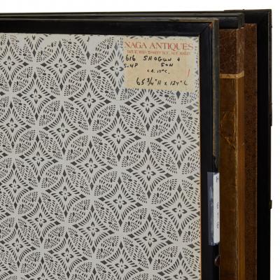 Japanese Four Panel Screen Imperial Household