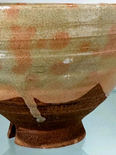 Japanese Glazed Ceramic Gohon Chawan Tea Bowl