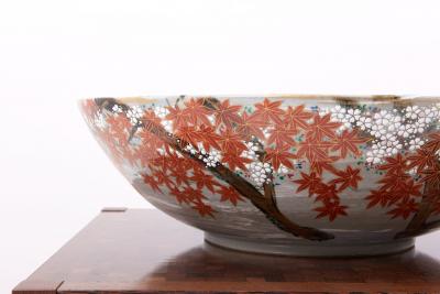 Japanese Hand Painted Ceramic Bowl New