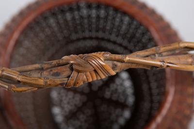 Japanese Ikebana Flower Arranging Basket by Teijo Sai