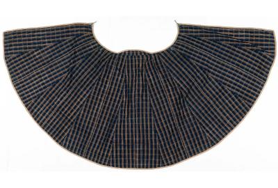 Japanese Indigo Ikat Traveling Cape