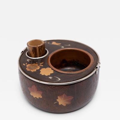 Japanese Inlaid Paulownia Tabako Bon