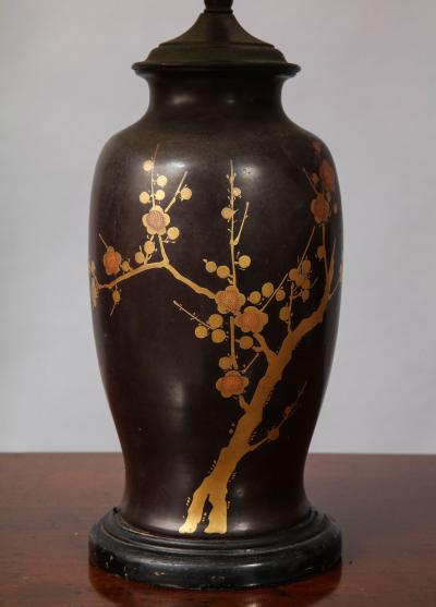 Japanese Inspired Bronze Lamp