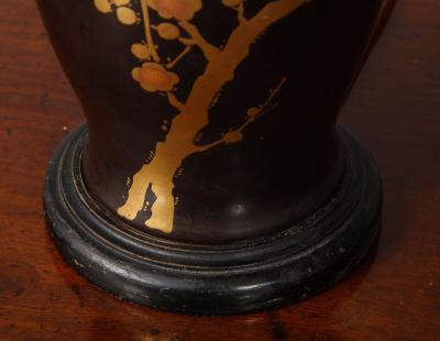 Japanese Inspired Bronze Lamp