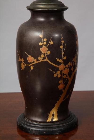Japanese Inspired Bronze Lamp