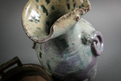 Japanese Kiln Waste Sculpture from Kiumizu Kiln Kyotoware 