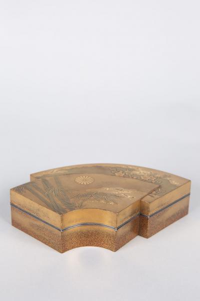 Japanese Lacquer Kogo Incense Box 
