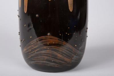 Japanese Lacquer Koro Incense Burner 