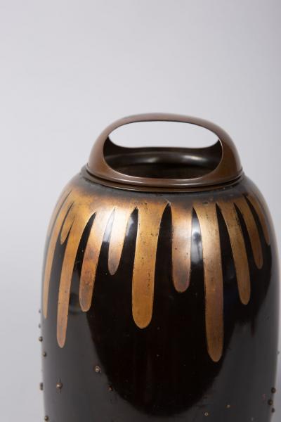 Japanese Lacquer Koro Incense Burner 