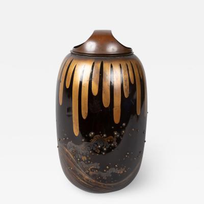 Japanese Lacquer Koro Incense Burner 