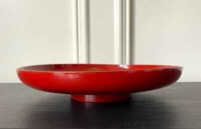 Japanese Lacquer Maki e Plate of Takasago Story