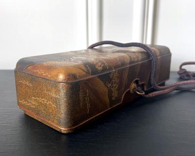 Japanese Lacquered Maki e Fubako Edo Period