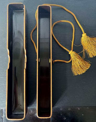 Japanese Lacquered Maki e Fubako in Kodaiji Style