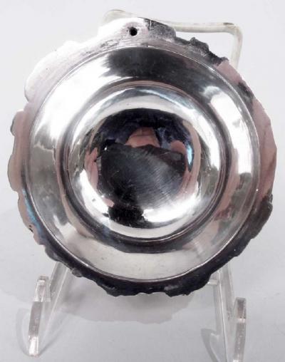 Japanese Meiji Art Nouveau Silver Ginger Jar with Iris Flowers