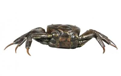 Japanese Meiji Articulated Bronze Crab