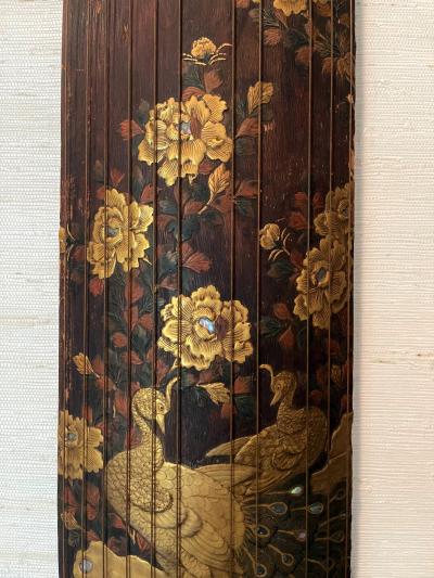 Japanese Meiji Han Koto with Maki e Lacquer Decoration