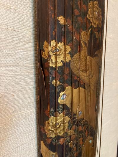 Japanese Meiji Han Koto with Maki e Lacquer Decoration