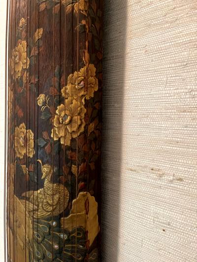 Japanese Meiji Han Koto with Maki e Lacquer Decoration