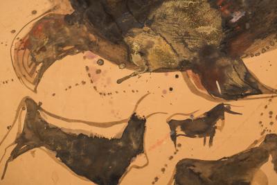 Japanese Modern Abstract Ink Painting