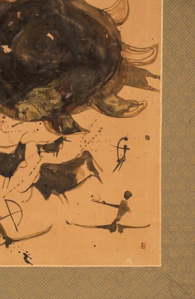 Japanese Modern Abstract Ink Painting