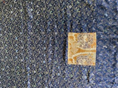 Japanese Monastery Robe Patchwork Kesa with Scription Edo Period