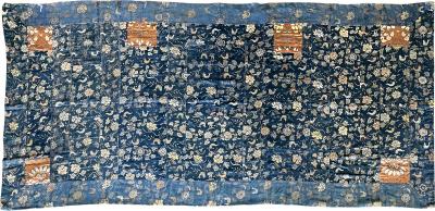 Japanese Monastery Robe Patchwork Kesa with Scription Edo Period