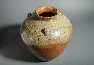 Japanese Muromachi 1336 1573 Tamba Jar