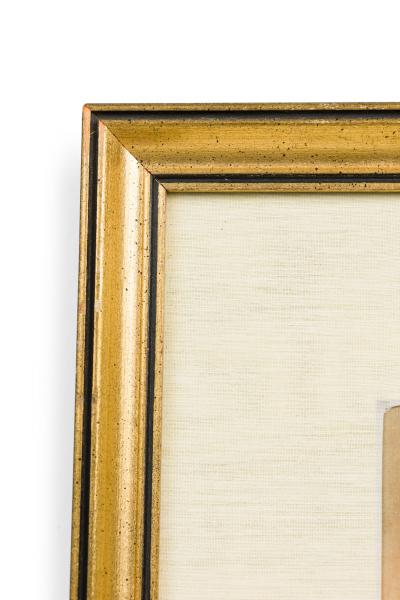 Japanese Painting of a Peacock on Branch