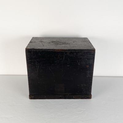Japanese Pine Painted Box circa 1900
