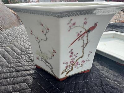 Japanese Plant Pot w Tray