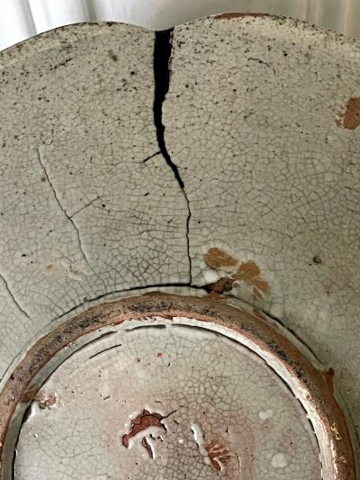 Japanese Seto Ceramic Plate Ishizara Edo Peorid