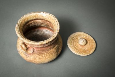 Japanese Shigaraki Mizusashi