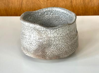 Japanese Shino Ware Chawan Tea Bowl by Toyoda Katsuhiko